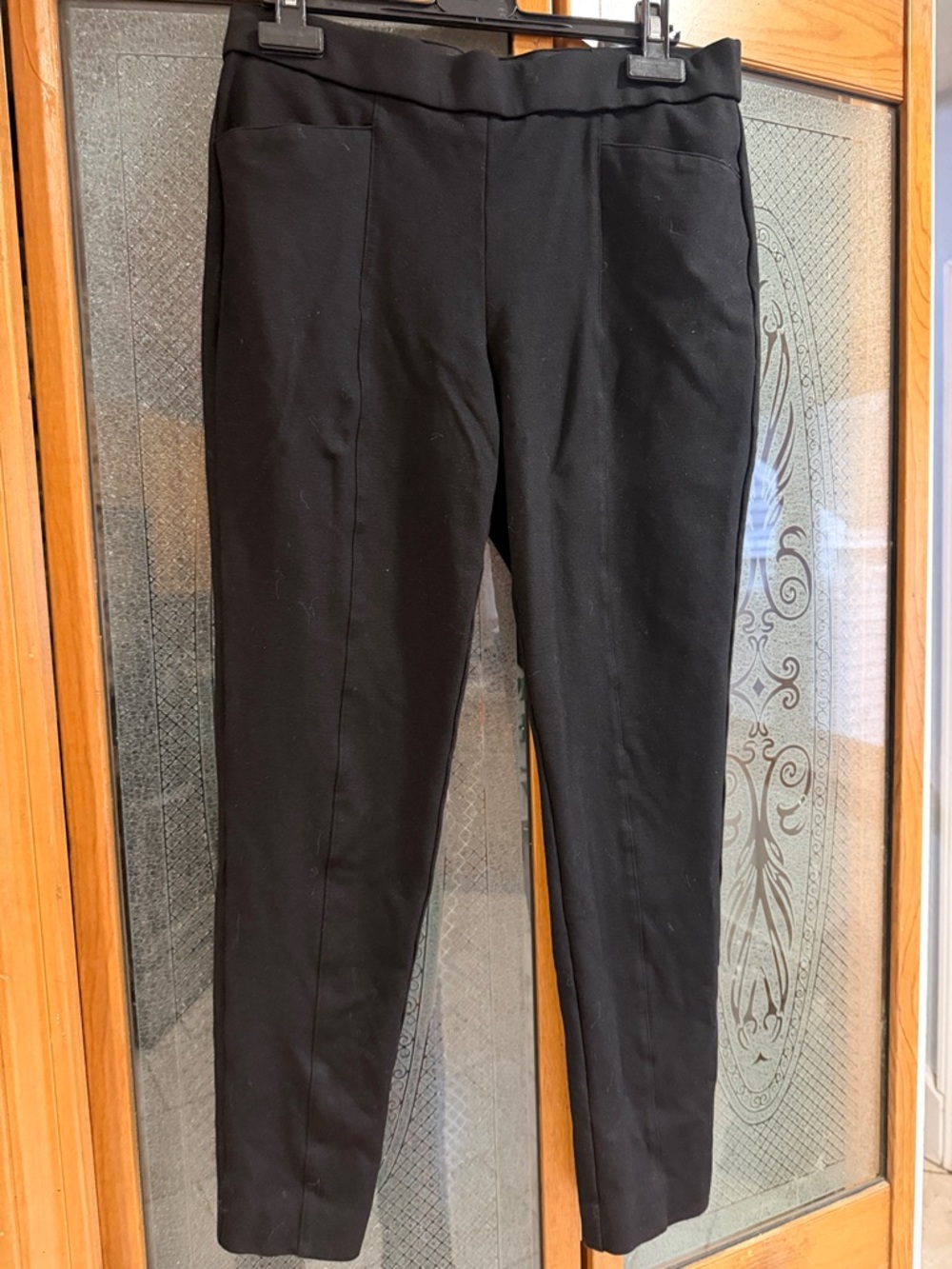 Anne Klein leggings Skinny Casual Black Stretch Pants Med